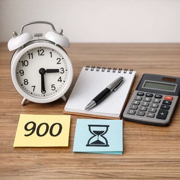 900 minutes en heures : conversion simple et rapide