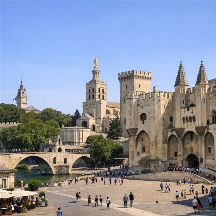 Monuments classés à Avignon : que visiter autour du Palais ?