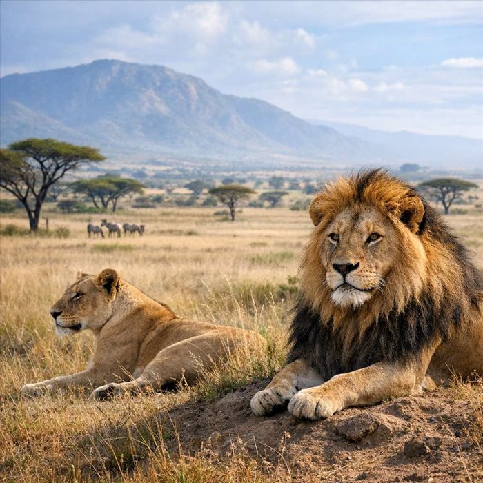 Où vivent les lions ? Habitats, pays et zones protégées