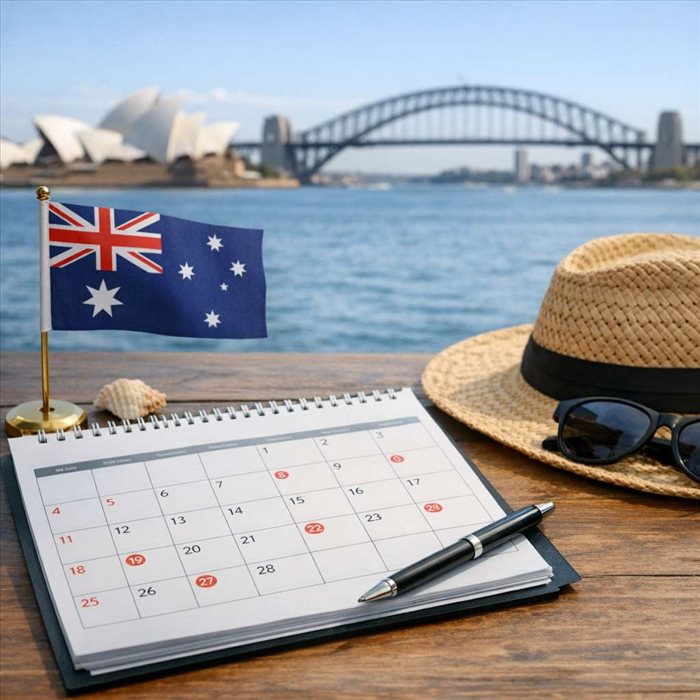 Jours chômés en Australie : calendrier complet et règles