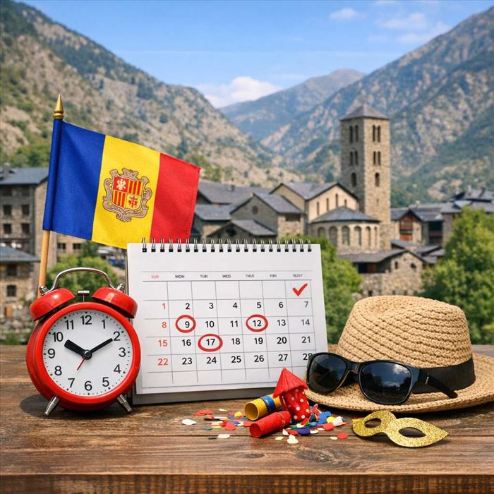 Jours fériés en Andorre : calendrier complet et dates clés