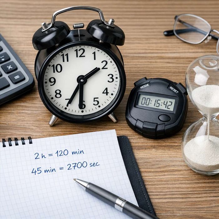 Convertir des heures, minutes et secondes facilement | Guide complet