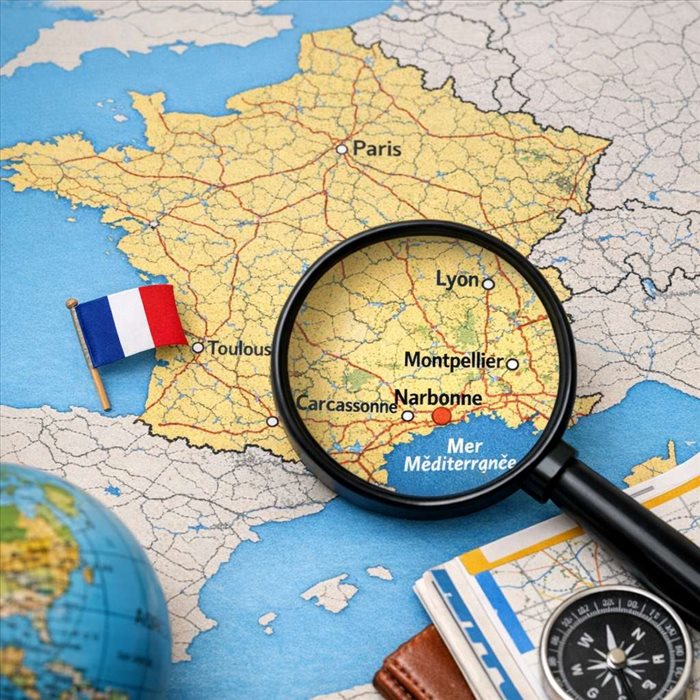 Où se trouve Narbonne ? Localisation, département et région