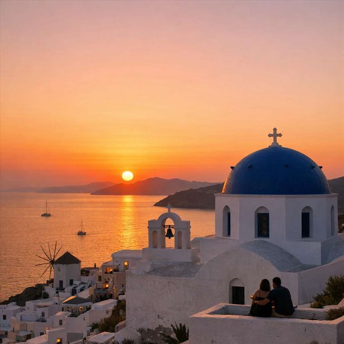 Les plus beaux couchers de soleil dans les Cyclades | Guide