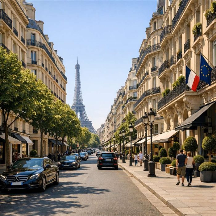 Avenue George-V à Paris : histoire et prestige au cœur du Triangle d’Or