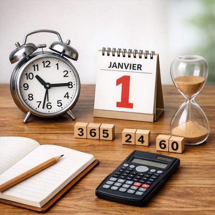 Combien de minutes dans une année ? Calcul simple et rapide