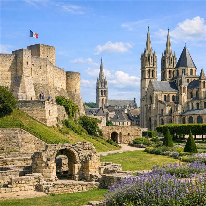 Caen médiévale : monuments de Guillaume le Conquérant à visiter