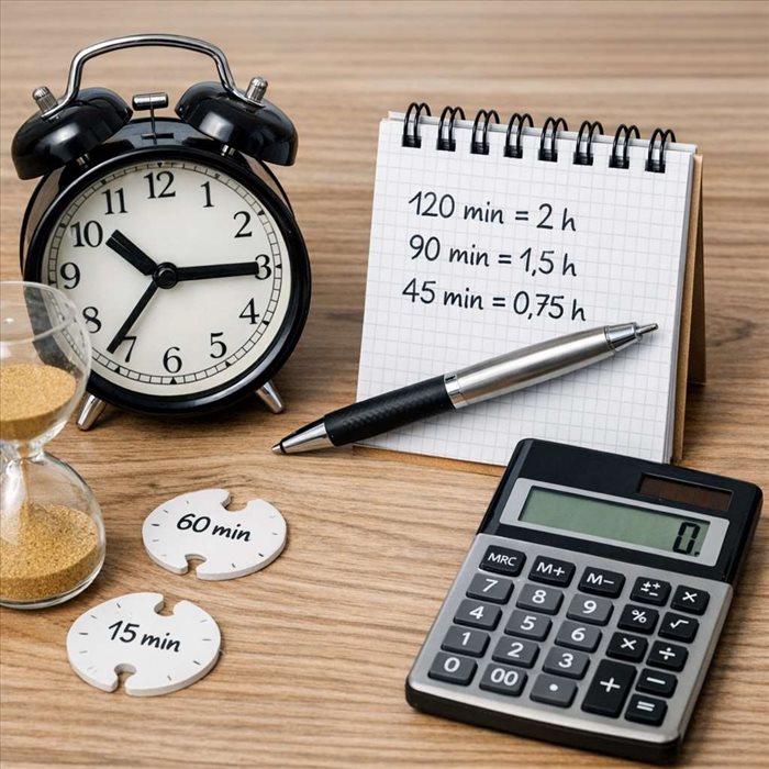 Calculer des minutes en heures : méthode simple et rapide