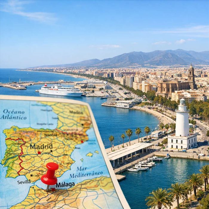 Où se trouve Malaga ? Localisation, carte et repères