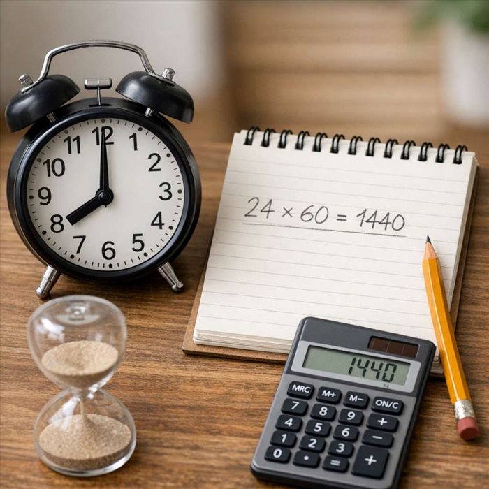 Combien de minutes dans une journée ? Calcul simple et rapide