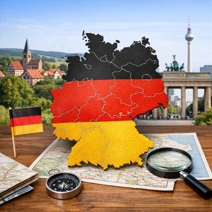 Superficie de l’Allemagne : étendue, régions et organisation