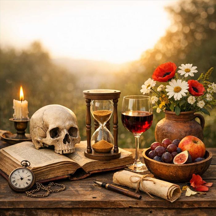 Carpe diem dans l’art : symboles, œuvres et sens du temps