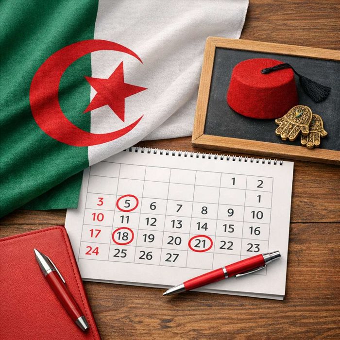 Jours fériés algériens : calendrier, fêtes et droits à connaître