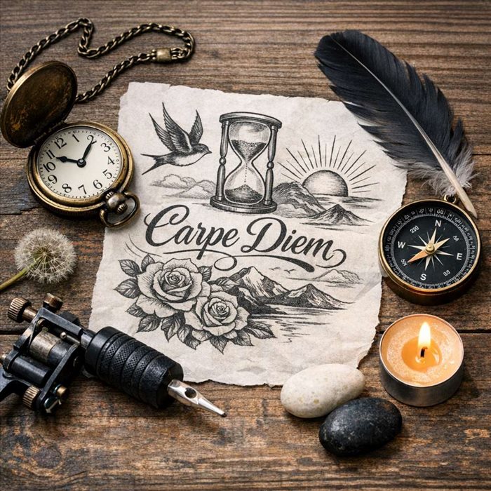 Tatouage carpe diem : quels symboles choisir ?