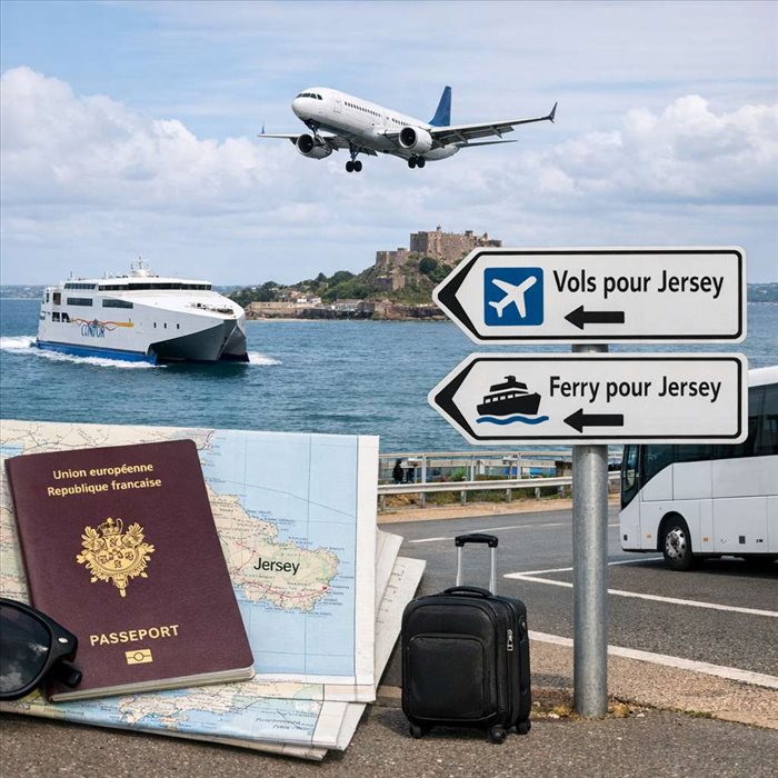 Comment aller à Jersey : ferry, avion, voiture et conseils