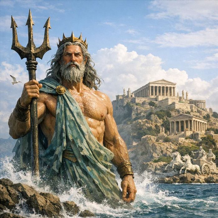 Poséidon parmi les dieux de l’Olympe : rôle et pouvoir