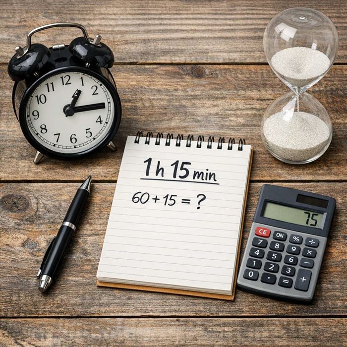 Comment convertir 1h15 en minutes ? Guide simple et rapide
